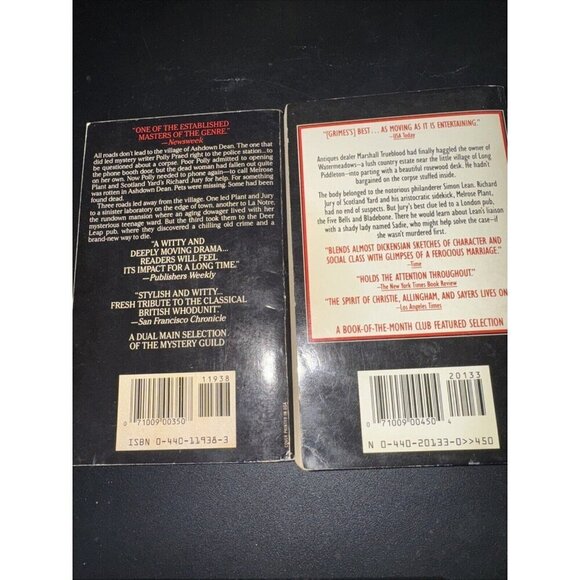 Martha Grimes Lot of 2 Detective Mystery PB Novels - Picture 4 of 7